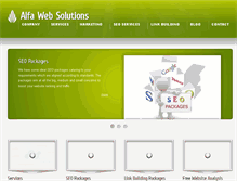 Tablet Screenshot of alfawebsolutions.com